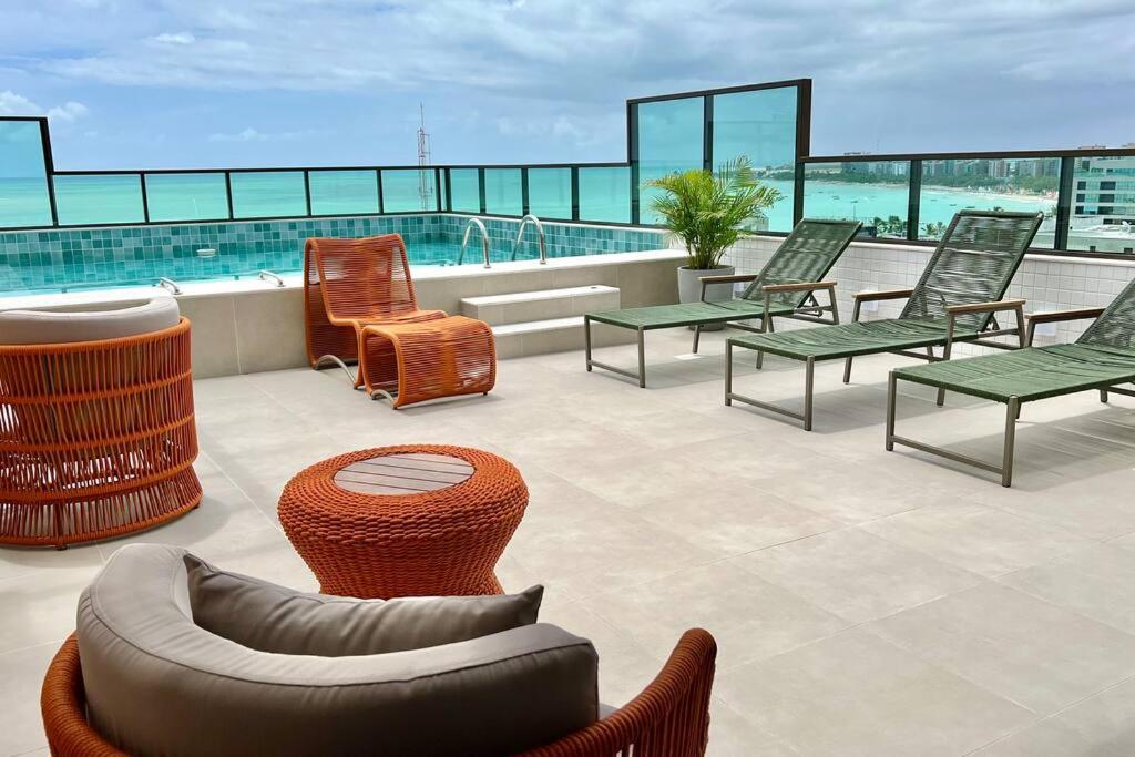 Smart 1103 Na De Ponta - Piscina - Academia - Ar Na Sala - Coworking - A 200m Da * Maceio (Alagoas)