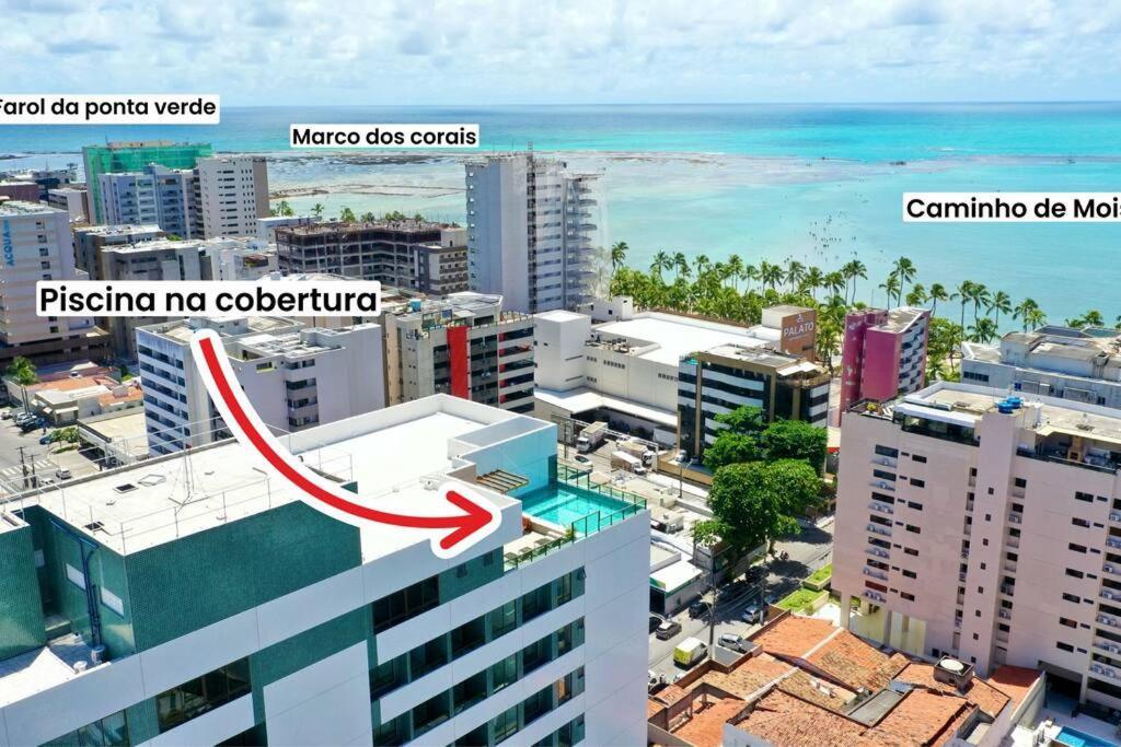 Smart 1103 Na De Ponta - Piscina - Academia - Ar Na Sala - Coworking - A 200m Da * Maceio (Alagoas)